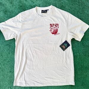 Trip City T Shirt “The American Dark” Shirt Graphic Beige Tee New With Tag